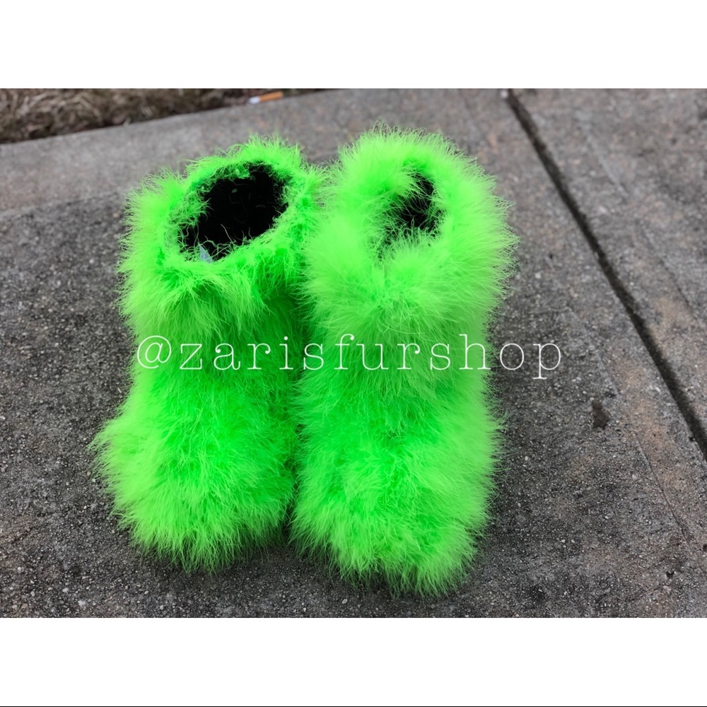 Fur boots